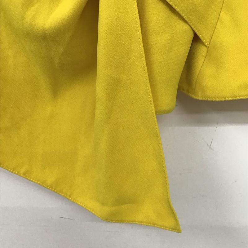 ザラ ZARA カットソー 半袖 XS 無地 黄 / イエロー / yellow レディース USED 古着 中古 10154813
