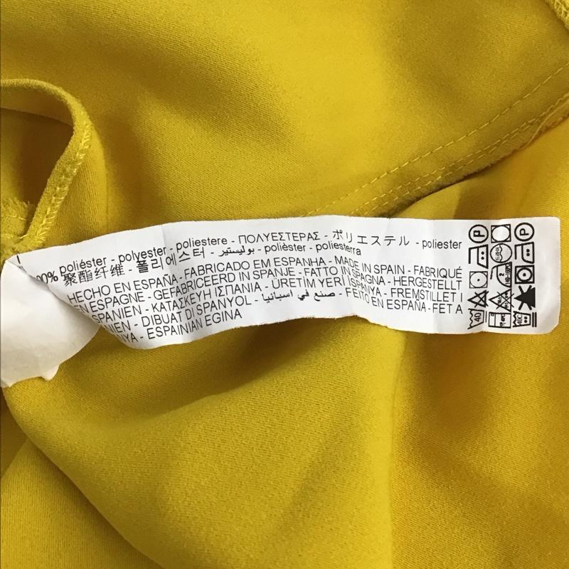 ザラ ZARA カットソー 半袖 XS 無地 黄 / イエロー / yellow レディース USED 古着 中古 10154813
