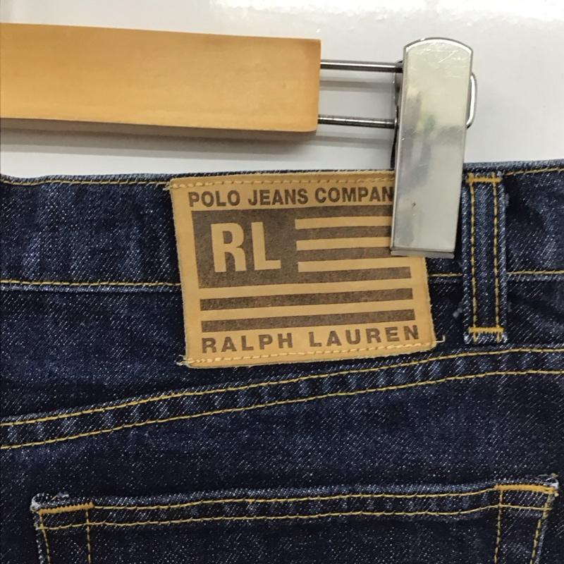 ラルフローレン RALPHLAUREN スカート ひざ丈スカート デニムスカート 6 無地 紺 / ネイビー / navy レディース USED 古着 中古 10154820