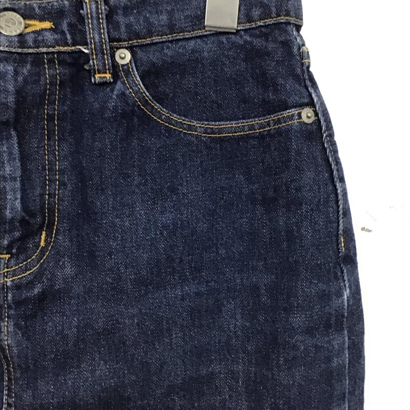 ラルフローレン RALPHLAUREN スカート ひざ丈スカート デニムスカート 6 無地 紺 / ネイビー / navy レディース USED 古着 中古 10154820