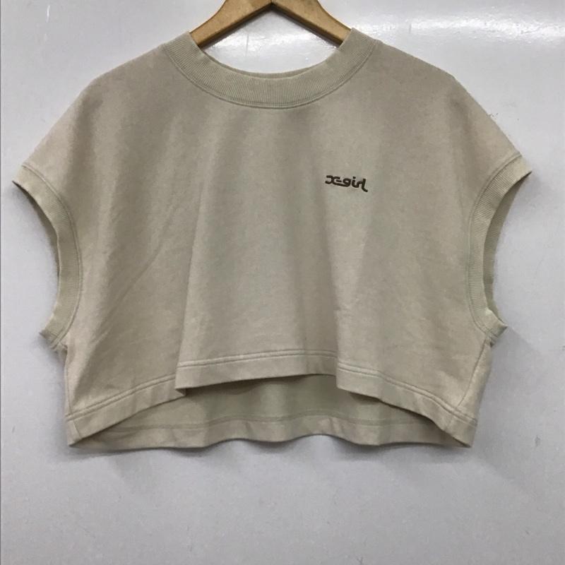 エックスガール X-girl ベスト ベスト M 無地 X 刺繍 ベージュ / ベージュ / beige レディース USED 古着 中古 10154825