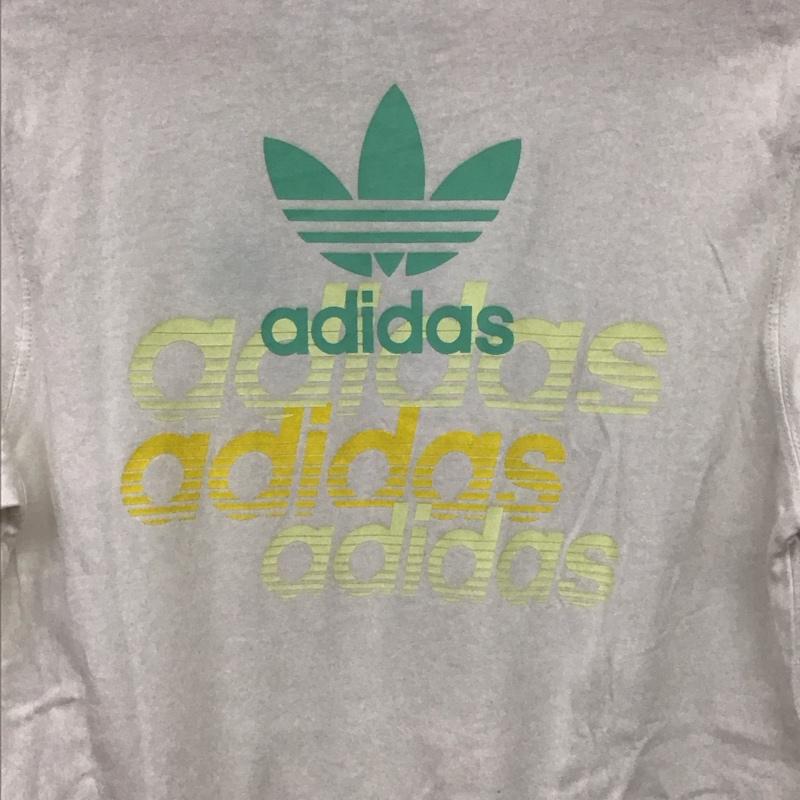 アディダス adidas Tシャツ 半袖 FM3348 XS プリント 白 / ホワイト / white メンズ USED 古着 中古 10154826