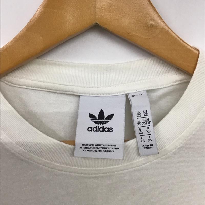 アディダス adidas Tシャツ 半袖 FM3348 XS プリント 白 / ホワイト / white メンズ USED 古着 中古 10154826