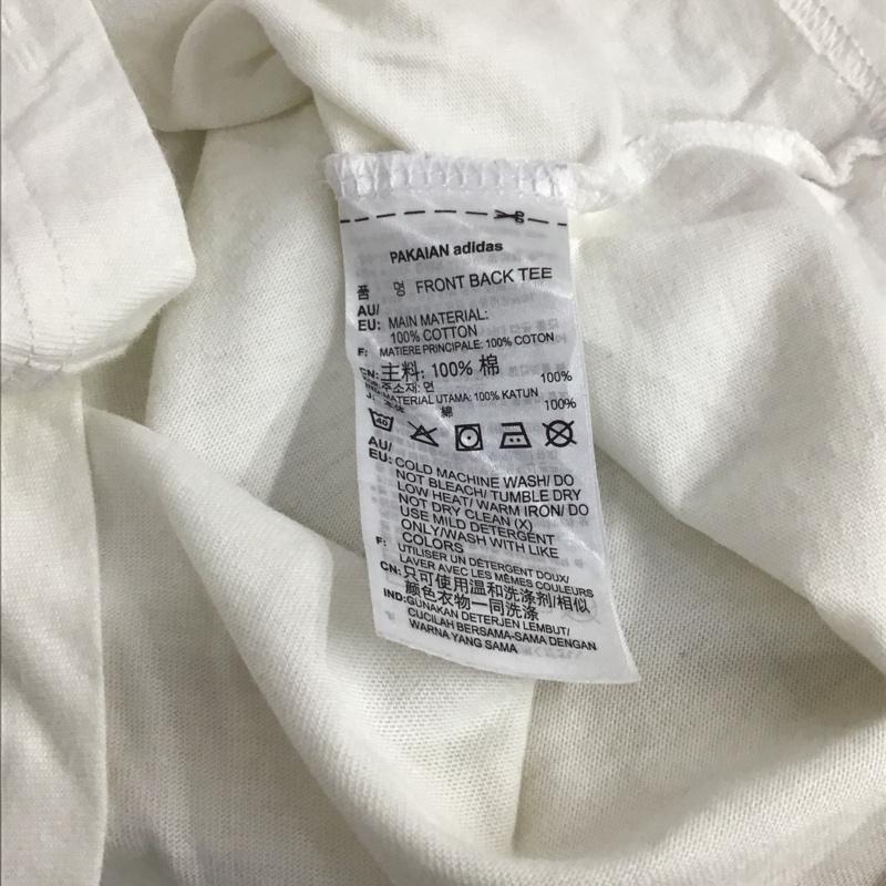 アディダス adidas Tシャツ 半袖 FM3348 XS プリント 白 / ホワイト / white メンズ USED 古着 中古 10154826
