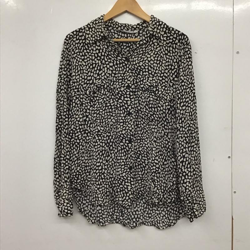 ザラ ZARA シャツ、ブラウス 長袖 L 総柄 マルチカラー / マルチカラー / multicolor レディース USED 古着 中古 10154827