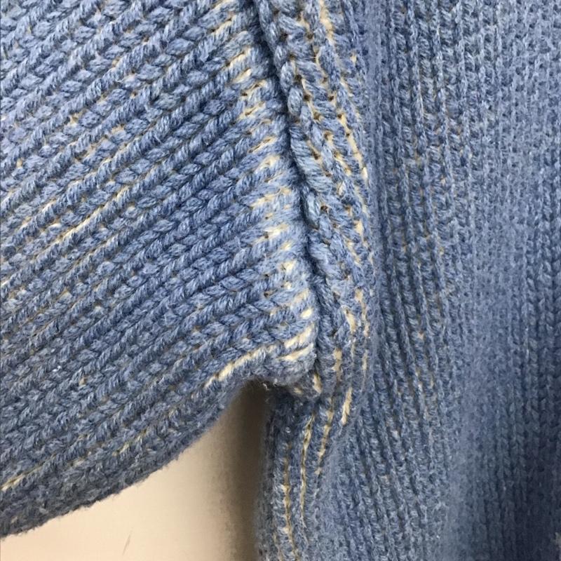 ジーナシス JEANASIS ニット、セーター 長袖 FREE 無地 水色 / ライトブルー / レディース USED 古着 中古 10154828