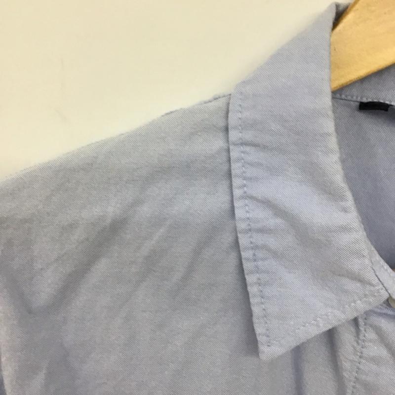 ザラ ZARA シャツ、ブラウス 長袖 L 無地 水色 / ライトブルー / レディース USED 古着 中古 10154830