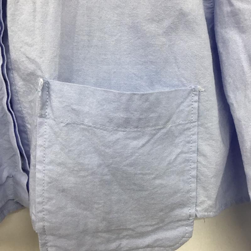 ザラ ZARA シャツ、ブラウス 長袖 L 無地 水色 / ライトブルー / レディース USED 古着 中古 10154830