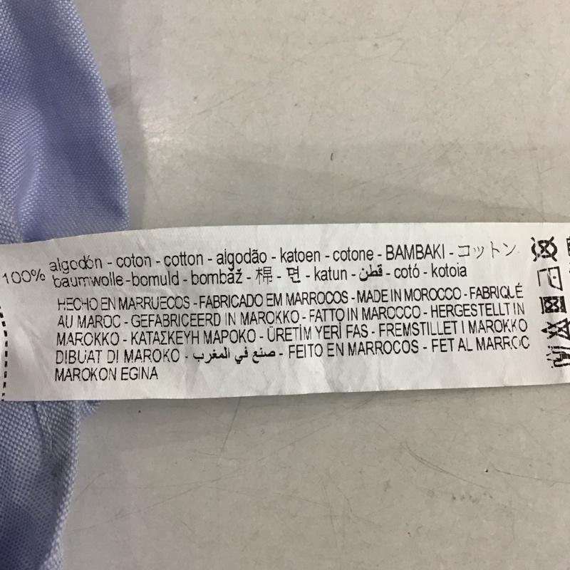 ザラ ZARA シャツ、ブラウス 長袖 L 無地 水色 / ライトブルー / レディース USED 古着 中古 10154830