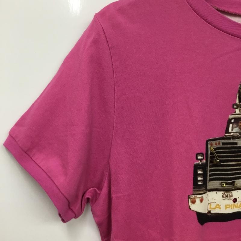 ポールスミス Paul Smith Tシャツ 半袖 M プリント 桃 / ピンク / pink レディース USED 古着 中古 10154839