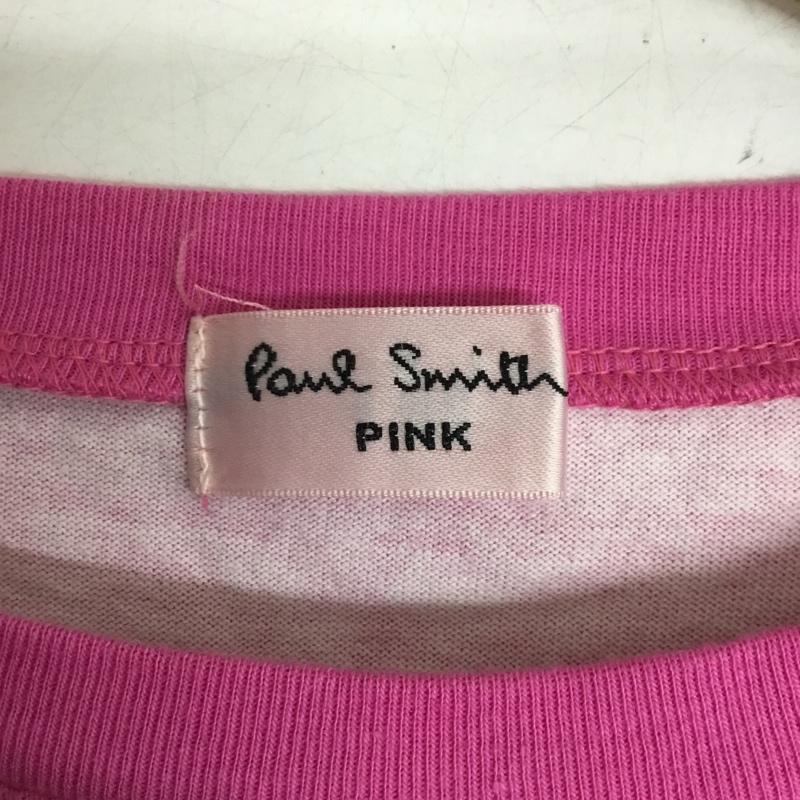 ポールスミス Paul Smith Tシャツ 半袖 M プリント 桃 / ピンク / pink レディース USED 古着 中古 10154839