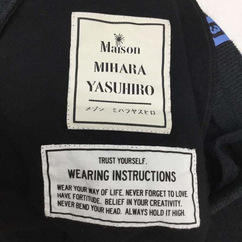 ミハラヤスヒロ MIHARAYASUHIRO ボトムス ボトムス B11PT662 Wide Rib Knit Pants 38 無地 黒 / ブラック / black レディース USED 古着 中古 10154840