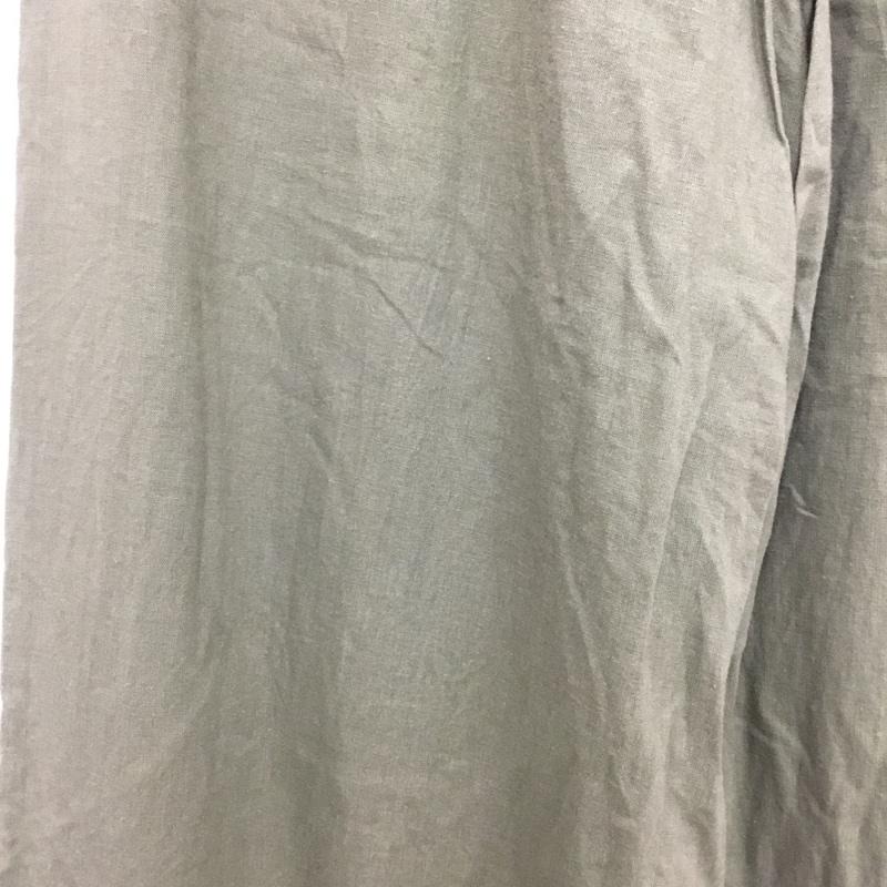 ザラ ZARA ボトムス ボトムス ワイドパンツ リネンパンツ S 無地 カーキ / カーキ / khaki レディース USED 古着 中古 10154841