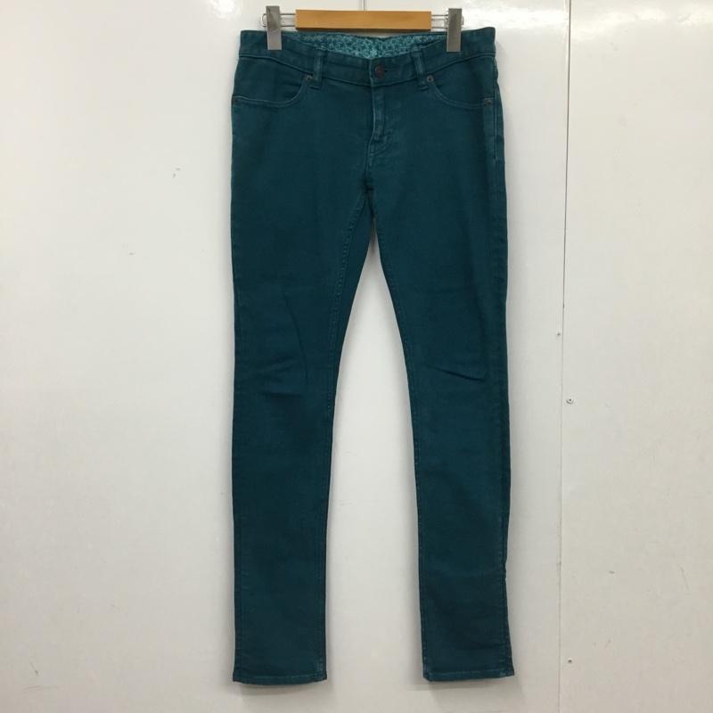 エックスガール X-girl パンツ デニム、ジーンズ 2 無地 緑 / グリーン / green レディース USED 古着 中古 10154849