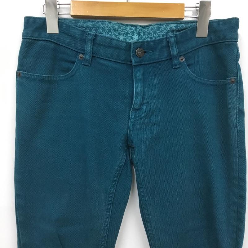 エックスガール X-girl パンツ デニム、ジーンズ 2 無地 緑 / グリーン / green レディース USED 古着 中古 10154849