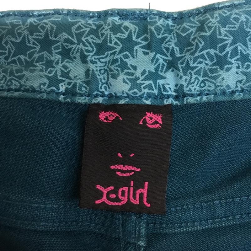 エックスガール X-girl パンツ デニム、ジーンズ 2 無地 緑 / グリーン / green レディース USED 古着 中古 10154849