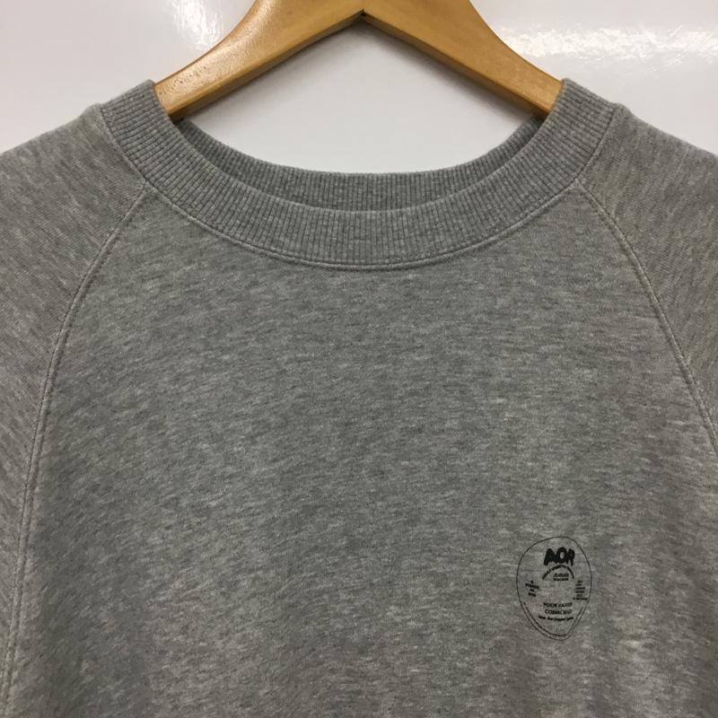 ジーナシス JEANASIS トレーナー 長袖 JS064116AK FREE プリント 灰 / グレー / gray レディース USED 古着 中古 10154852