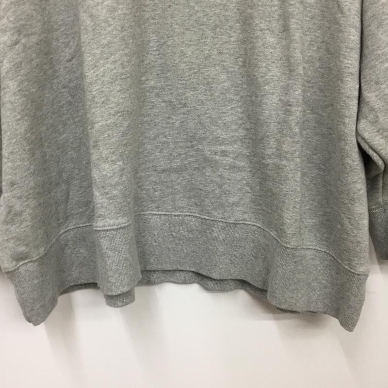 ジーナシス JEANASIS トレーナー 長袖 JS064116AK FREE プリント 灰 / グレー / gray レディース USED 古着 中古 10154852
