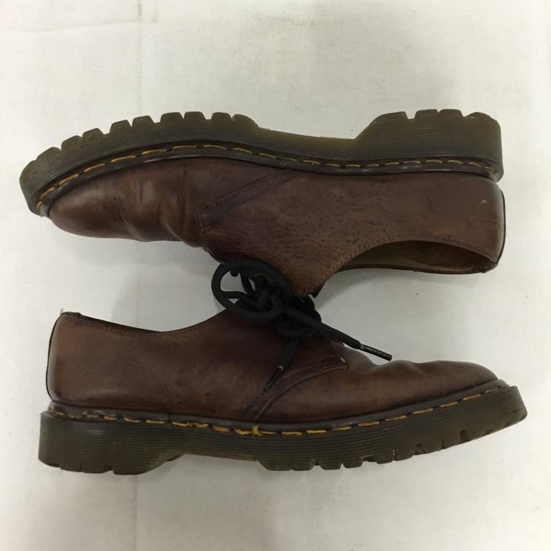 ドクターマーチン Dr.Martens 革靴 革靴 3ホール UK7 80年代 80s イングランド製 無地 茶 / ブラウン / brown メンズ USED 古着 中古 10154854