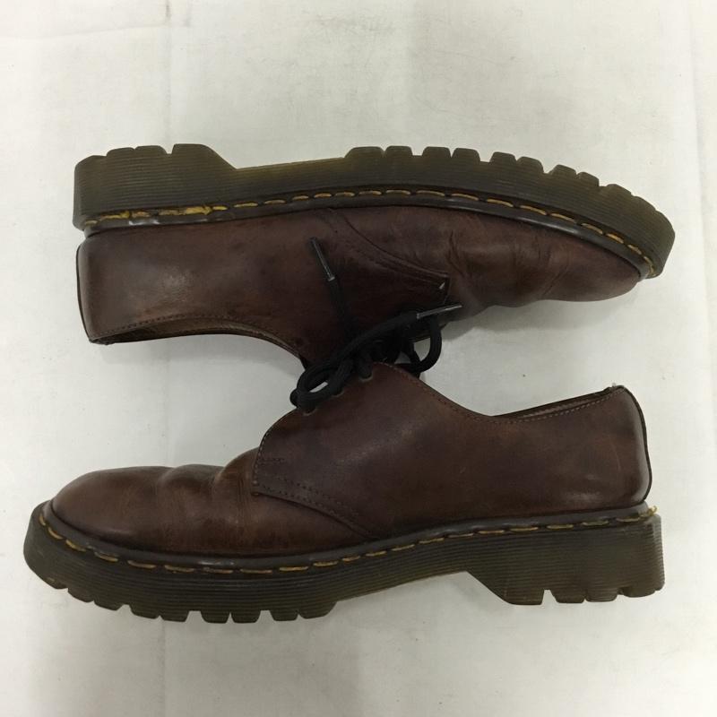 ドクターマーチン Dr.Martens 革靴 革靴 3ホール UK7 80年代 80s イングランド製 無地 茶 / ブラウン / brown メンズ USED 古着 中古 10154854