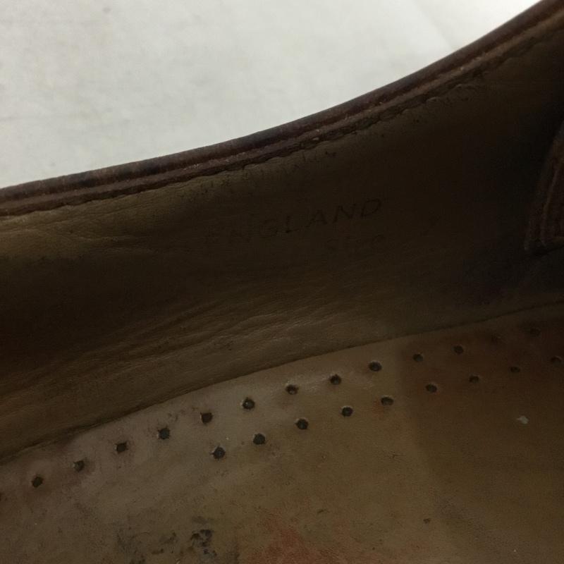 ドクターマーチン Dr.Martens 革靴 革靴 3ホール UK7 80年代 80s イングランド製 無地 茶 / ブラウン / brown メンズ USED 古着 中古 10154854
