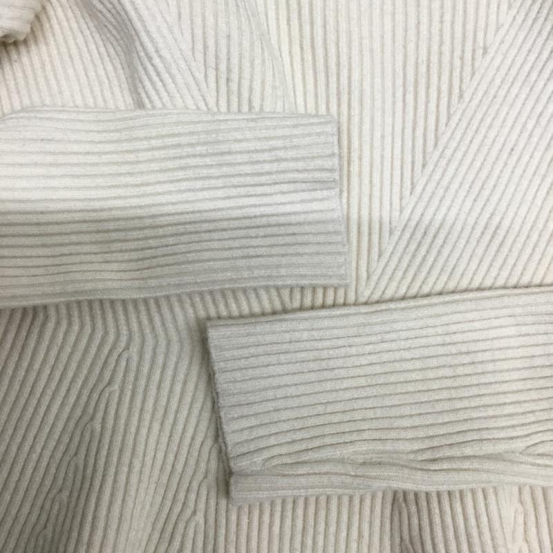 ムルーア MURUA ニット、セーター 長袖 012312602401 ショートペプラムニット FREE 無地 白 / ホワイト / white レディース USED 古着 中古 10154858