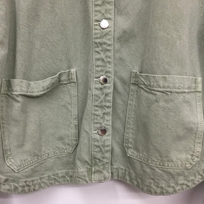 ザラ ZARA ジャケット、上着 ジャケット、ブレザー L 無地 カーキ / カーキ / khaki レディース USED 古着 中古 10154861