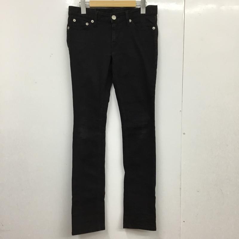 エックスガール X-girl パンツ デニム、ジーンズ 27インチ 無地 黒 / ブラック / black レディース USED 古着 中古 10154862