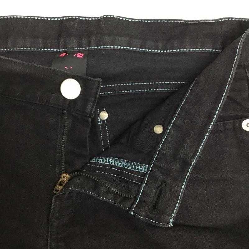 エックスガール X-girl パンツ デニム、ジーンズ 27インチ 無地 黒 / ブラック / black レディース USED 古着 中古 10154862