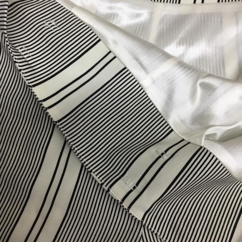 エモダ EMODA ボトムス ボトムス S ストライプ 白 / ホワイト / white X 黒 / ブラック / black レディース USED 古着 中古 10154864