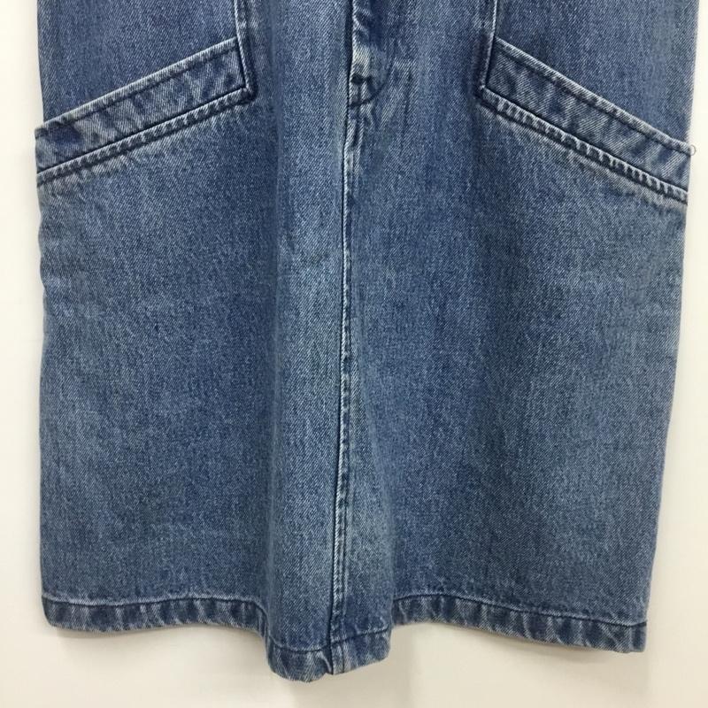 マウジー MOUSSY ワンピース ミニスカート デニムワンピース 0109SC11-3000 1 無地 水色 / ライトブルー / レディース USED 古着 中古 10154869