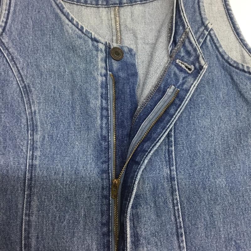 マウジー MOUSSY ワンピース ミニスカート デニムワンピース 0109SC11-3000 1 無地 水色 / ライトブルー / レディース USED 古着 中古 10154869