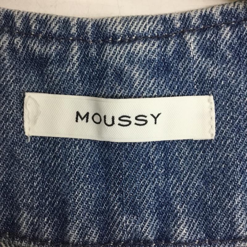 マウジー MOUSSY ワンピース ミニスカート デニムワンピース 0109SC11-3000 1 無地 水色 / ライトブルー / レディース USED 古着 中古 10154869