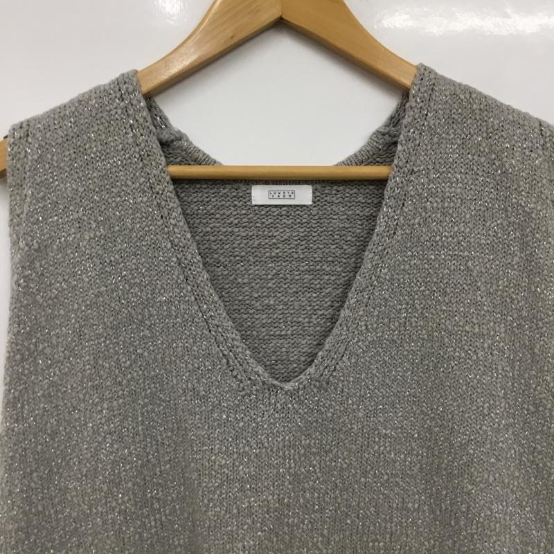 ローリーズファーム LOWRYS FARM ベスト ベスト FREE 無地 灰 / グレー / gray レディース USED 古着 中古 10154870