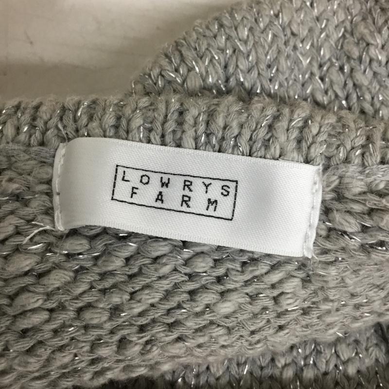 ローリーズファーム LOWRYS FARM ベスト ベスト FREE 無地 灰 / グレー / gray レディース USED 古着 中古 10154870