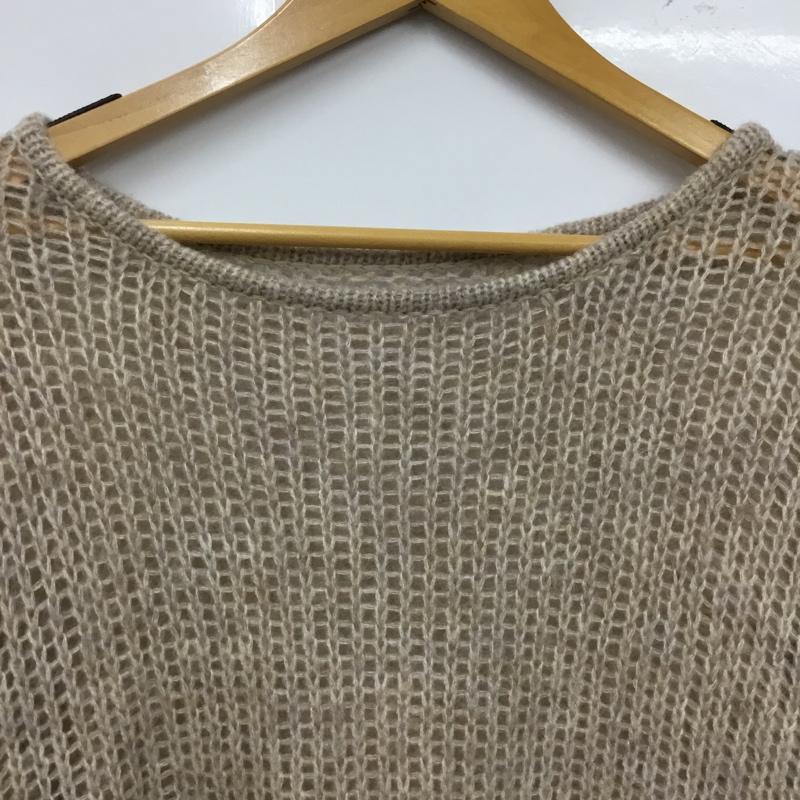 ローリーズファーム LOWRYS FARM ニット、セーター 長袖 FREE 無地 ベージュ / ベージュ / beige レディース USED 古着 中古 10154874