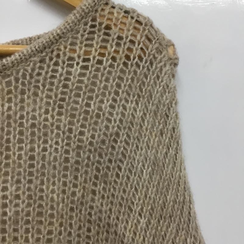 ローリーズファーム LOWRYS FARM ニット、セーター 長袖 FREE 無地 ベージュ / ベージュ / beige レディース USED 古着 中古 10154874