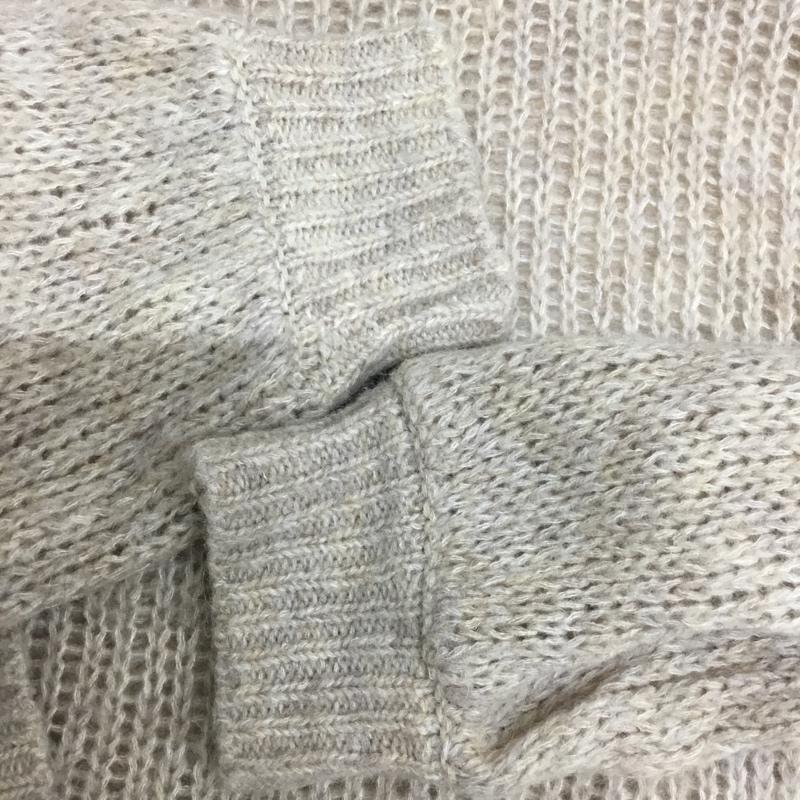 ローリーズファーム LOWRYS FARM ニット、セーター 長袖 FREE 無地 ベージュ / ベージュ / beige レディース USED 古着 中古 10154874