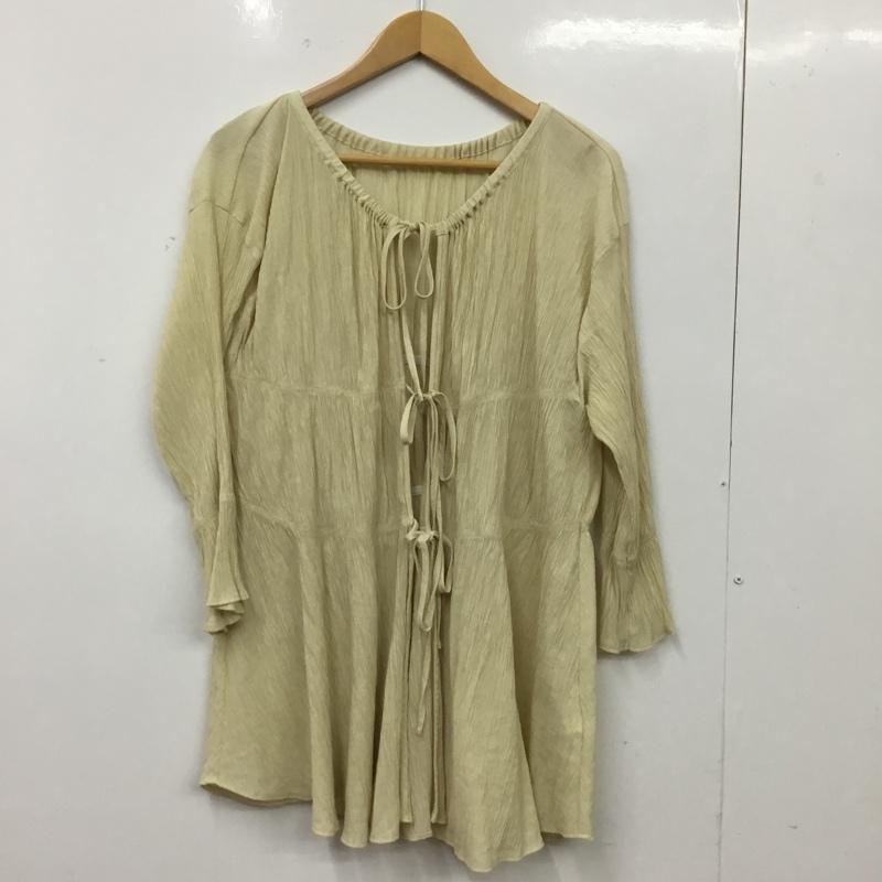 ローリーズファーム LOWRYS FARM カーディガン 七分袖 FREE 無地 ベージュ / ベージュ / beige レディース USED 古着 中古 10154875