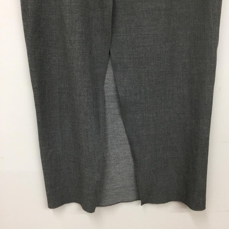ザラ ZARA スカート ロングスカート L 無地 灰 / グレー / gray レディース USED 古着 中古 10154878