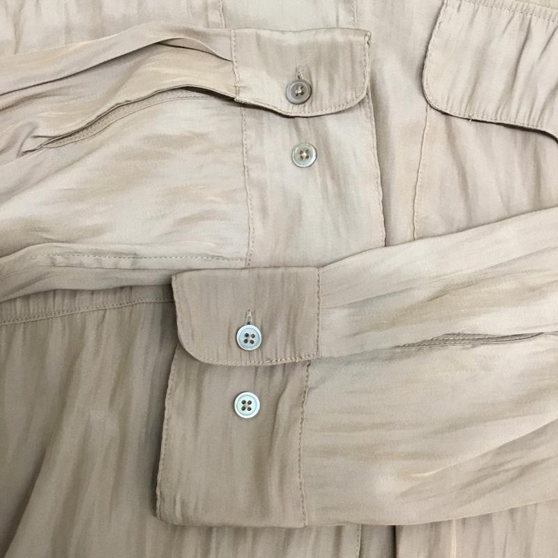 ニコアンド niko and... シャツ、ブラウス 長袖 無地 茶 / ブラウン / brown レディース USED 古着 中古 10154884