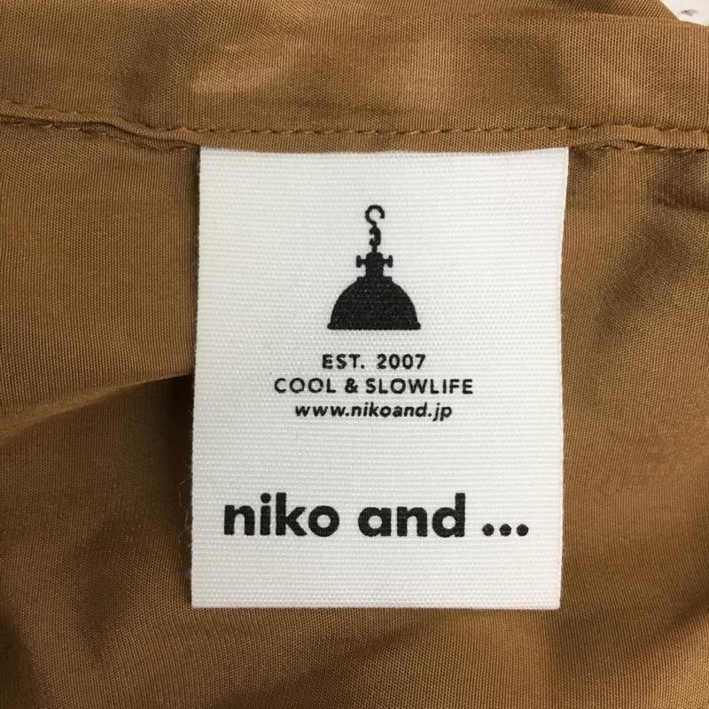ニコアンド niko and... シャツ、ブラウス 長袖 無地 茶 / ブラウン / brown レディース USED 古着 中古 10154884