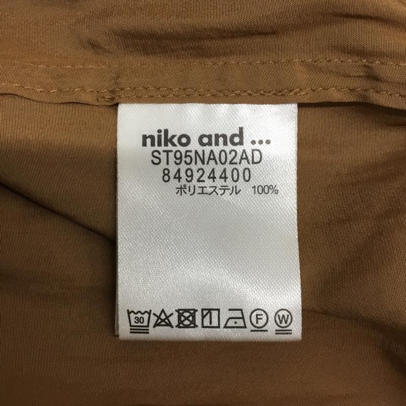 ニコアンド niko and... シャツ、ブラウス 長袖 無地 茶 / ブラウン / brown レディース USED 古着 中古 10154884