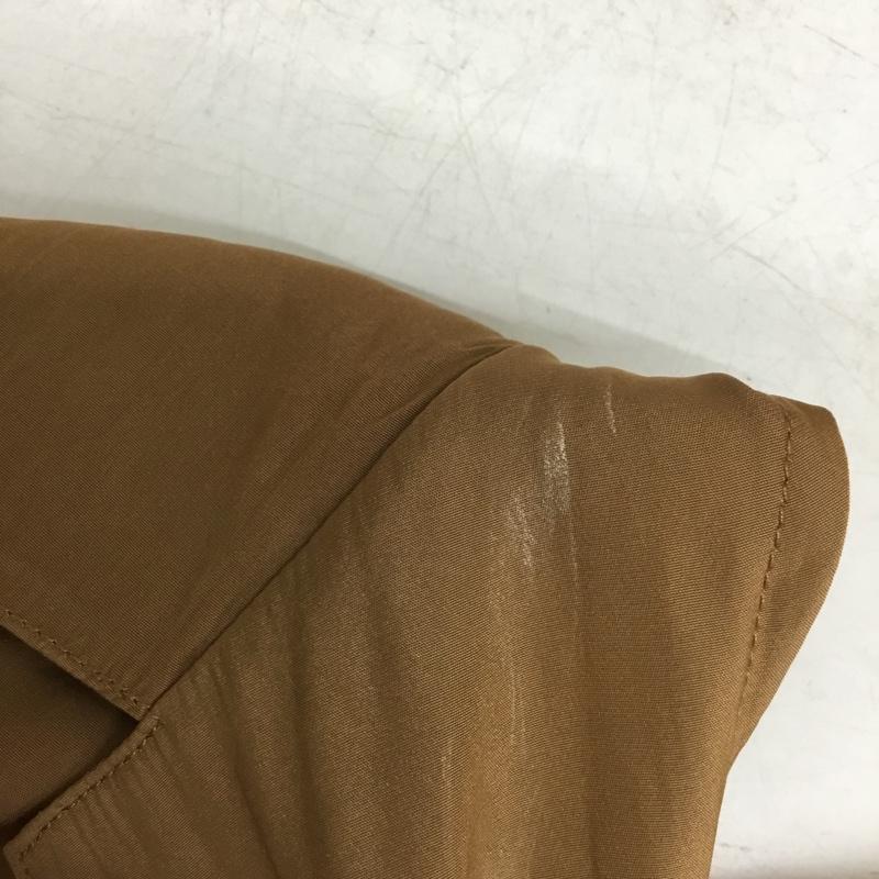 ニコアンド niko and... シャツ、ブラウス 長袖 無地 茶 / ブラウン / brown レディース USED 古着 中古 10154884