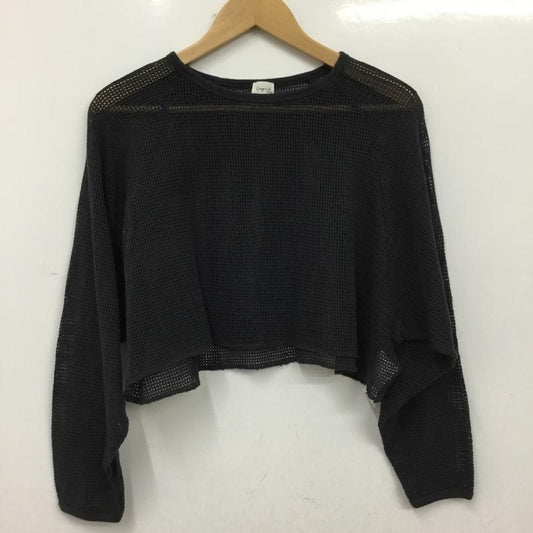 アングリッド Ungrid カットソー 長袖 FREE 無地 黒 / ブラック / black レディース USED 古着 中古 10154886