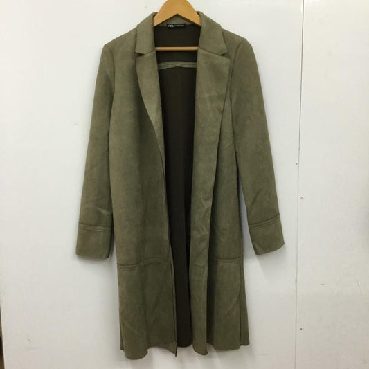 ザラ ZARA コート コート一般 XS 無地 カーキ / カーキ / khaki レディース USED 古着 中古 10154887