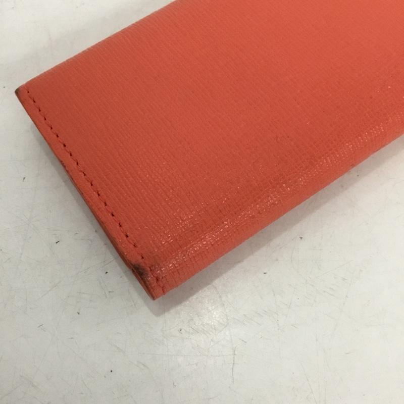 フルラ FURLA キーケース キーケース 6連 ロゴ、文字 橙 / オレンジ / orange レディース USED 古着 中古 10154892
