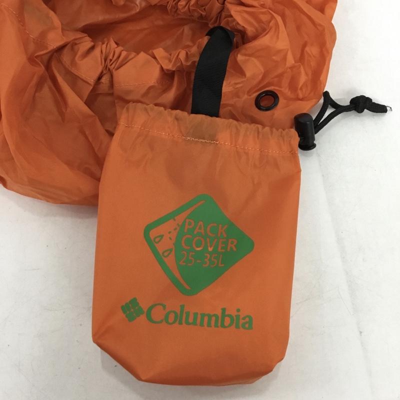 コロンビア Columbia ファッション小物 ファッション小物 PACK COVER バックパック用レインカバー 25-35L ロゴ、文字 橙 / オレンジ / orange メンズ USED 古着 中古 10154897