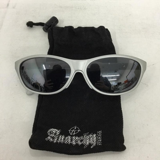 古着 USED めがね・サングラス サングラス ANARCHY EYE WEAR ミラーレンズ ロゴ、文字 灰 / グレー / gray メンズ USED 古着 中古 10154902