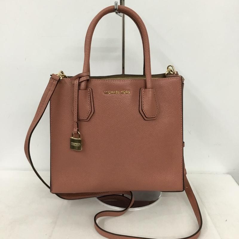 マイケルコース MICHAEL KORS ショルダーバッグ ショルダーバッグ ハンドバッグ 2WAY ロゴ、文字 桃 / ピンク / pink レディース USED 古着 中古 10154903